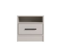Cassettiera Hannut 17 | Color cashmere | 1 cassetto, 1 scomparto | 40 x 40 x 35 cm