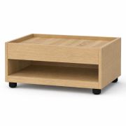 Tavolino "Polan" 2, color rovere Sonoma, 60 x 42 x 20 cm