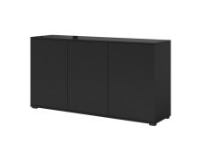Cassettiera a tre ante Zapopan 16 | Design moderno | Colore nero | 88 x 150 x 40 cm | Materiale di alta qualità