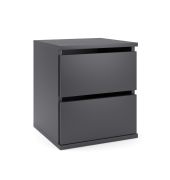 Inserto cassetto Zapopan | Grafite elegante | 45 x 39,5 x 38 cm | Design moderno