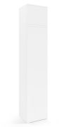 Armadio Zapopan 46 bianco | 2 scomparti | Sistema push to open | 225 x 45 x 40 cm