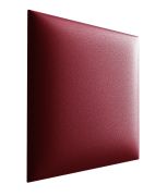 Pannelli imbottiti 30 x 30 cm | Set 10 pezzi rosso | Rivestimento finta pelle | Facili da pulire
