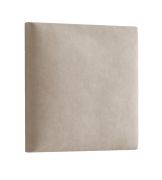 Pannelli imbottiti per pareti | Set 10 pezzi | Velluto marrone chiaro | 30 x 30 cm