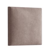 Pannelli imbottiti 30 x 30 cm | Set 10 pezzi | Marrone velluto | Facili da pulire
