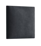 Pannelli imbottiti 30 x 30 cm | Set 10 pezzi | Velluto nero | Facili da pulire | Praticità e stile