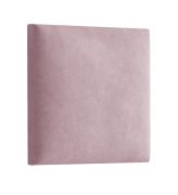 Pannelli decorativi imbottiti rosa | Set 10 pezzi | Velluto elegante | 30 x 30 cm