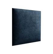 Pannelli imbottiti per tappezzeria 30 x 30 cm | Set 10 pezzi | Velluto blu scuro | Protezione liquidi S.I.C.