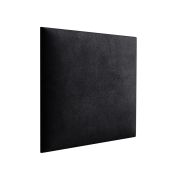 Pannelli imbottiti 30 x 30 cm | Set da 10 | Velluto nero elegante | Facili da pulire
