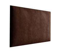 Pannelli imbottiti per tappezzeria | Set 10 pezzi | Marrone scuro velluto | 38 x 30 cm