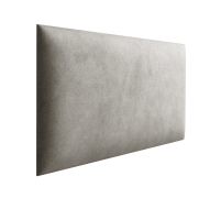Pannelli imbottiti per pareti | Set 10 pezzi | Grigio vellutato | 38 x 30 cm | Facili da pulire