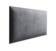 Pannelli imbottiti decorativi | Set 10 pezzi | Velluto antracite | 38 x 30 cm | Facile manutenzione