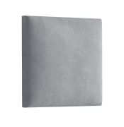 Pannelli imbottiti 38 x 40 cm | Set 10 pezzi | Grigio velluto | Praticità e stile per pareti e panche