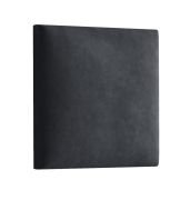 Pannelli imbottiti in velluto nero | Set 10 pezzi | 38 x 40 cm | Facili da pulire, design raffinato