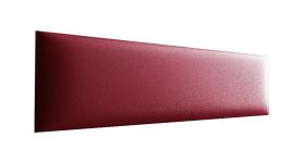 Pannelli imbottiti rossi 40 x 15 cm | Set da 10 pezzi | Finta pelle resistente e facile da pulire