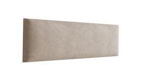 Pannelli imbottiti per pareti e panche | Set 10 pezzi | Velluto marrone chiaro | 40 x 15 cm
