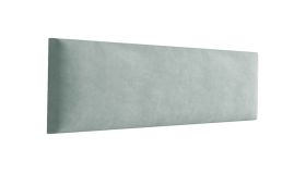 Pannelli imbottiti per tappezzeria | Set 10 pezzi | Velluto verde chiaro | 40 x 15 cm