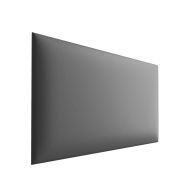 Pannelli per rivestimento imbottiti | Set 10 pezzi | Grigio | Similpelle | 40 x 30 cm