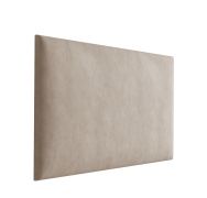 Pannelli imbottiti per tappezzeria | Set 10 pezzi | Velluto marrone chiaro | 40 x 30 cm