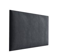 Pannelli imbottiti decorativi | Set da 10 pezzi | Nero velluto | 40 x 30 cm | Facili da pulire