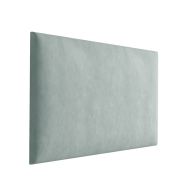 Pannelli imbottiti per tappezzeria | Set 10 pezzi | Velluto verde chiaro | 40 x 30 cm