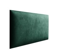 Pannelli imbottiti per tappezzeria 40 x 30 cm | Set 10 pezzi | Velluto verde scuro | Facili da pulire