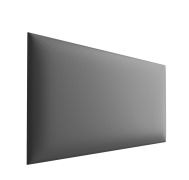 Pannelli decorativi imbottiti set 10 pezzi | Grigio elegante | Similpelle resistente | 50 x 30 cm