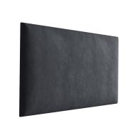 Pannelli imbottiti per pareti e panche | Set 10 pezzi | Nero velluto | 50 x 30 cm | Facili da pulire