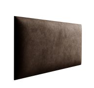 Pannelli imbottiti per tappezzeria | Set 10 pezzi | Velluto marrone scuro | 50 x 30 cm