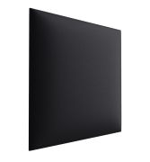 Pannelli imbottiti neri 50 x 40 cm | Set 10 pezzi | Rivestimento similpelle resistente