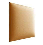 Pannelli imbottiti arancioni 50 x 40 cm | Set 10 pezzi | Rivestimento finta pelle resistente