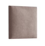 Pannelli imbottiti 50 x 40 cm | Set 10 pezzi | Velluto marrone | Finitura elegante e resistente
