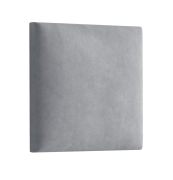 Pannelli imbottiti decorativi | Set 10 pezzi | Grigio velluto | 50 x 40 cm | Eleganza e praticità