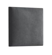 Pannelli decorativi imbottiti | Set da 10 pezzi | Velluto antracite | 50 x 40 cm | Facili da pulire