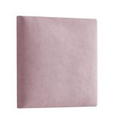 Pannelli imbottiti rosa 50 x 40 cm | Set 10 pezzi | Rivestimento velluto elegante | Facili da pulire