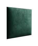 Pannelli imbottiti per tappezzeria | Set 10 pezzi | Velluto verde scuro | 50 x 40 cm