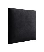 Pannelli imbottiti 50 x 40 cm | Set 10 pezzi | Velluto nero | Facili da pulire