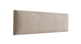 Pannelli imbottiti per tappezzeria | Set 10 pezzi | Velluto marrone chiaro | 60 x 15 cm