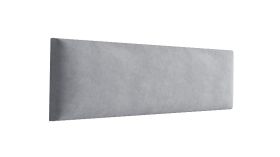 Pannelli imbottiti 60 x 15 cm | Set 10 pezzi | Grigio velluto | Facili da pulire | Protezione liquidi S.I.C.