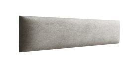 Pannelli imbottiti decorativi set 10 pezzi | Grigio elegante | Velluto resistente | 60 x 15 cm