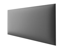 Pannelli imbottiti 60 x 30 cm | Set 10 pezzi | Grigio | Similpelle resistente e facile da pulire