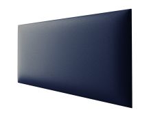 Pannelli decorativi imbottiti 60 x 30 cm | Set 10 pezzi | Antracite | Rivestimento similpelle