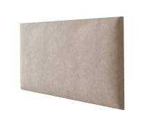 Pannelli imbottiti per tappezzeria | Set 10 pezzi | Velluto marrone chiaro | 60 x 30 cm