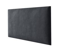 Pannelli imbottiti 60 x 30 cm | Set 10 pezzi | Rivestimento velluto nero | Facili da pulire