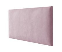 Pannelli imbottiti in velluto rosa | Set da 10 pezzi | 60 x 30 cm | Eleganza per pareti e panche