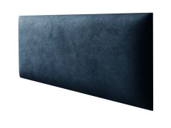 Pannelli imbottiti blu scuro 60 x 30 cm | Set 10 pezzi | Velluto elegante | Facili da pulire | Tecnologia S.I.C.