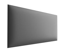 Pannelli imbottiti grigio 70 x 30 cm | Set 10 pezzi | Rivestimento similpelle resistente ai liquidi