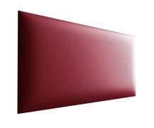 Pannelli imbottiti rossi 70 x 30 cm | Set 10 pezzi | Rivestimento in similpelle resistente | Facili da pulire