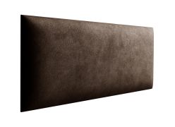 Pannelli imbottiti decorativi set 10 pezzi | Velluto marrone scuro | 70 x 30 cm | Eleganza e praticità