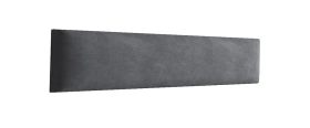 Pannelli decorativi imbottiti 80 x 15 cm | Set 10 pezzi | Velluto antracite | Eleganza e comfort per pareti e panche