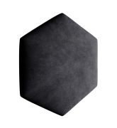 Pannelli imbottiti in velluto nero | Set 10 pezzi | 35 x 40,5 cm | Protezione liquidi S.I.C.